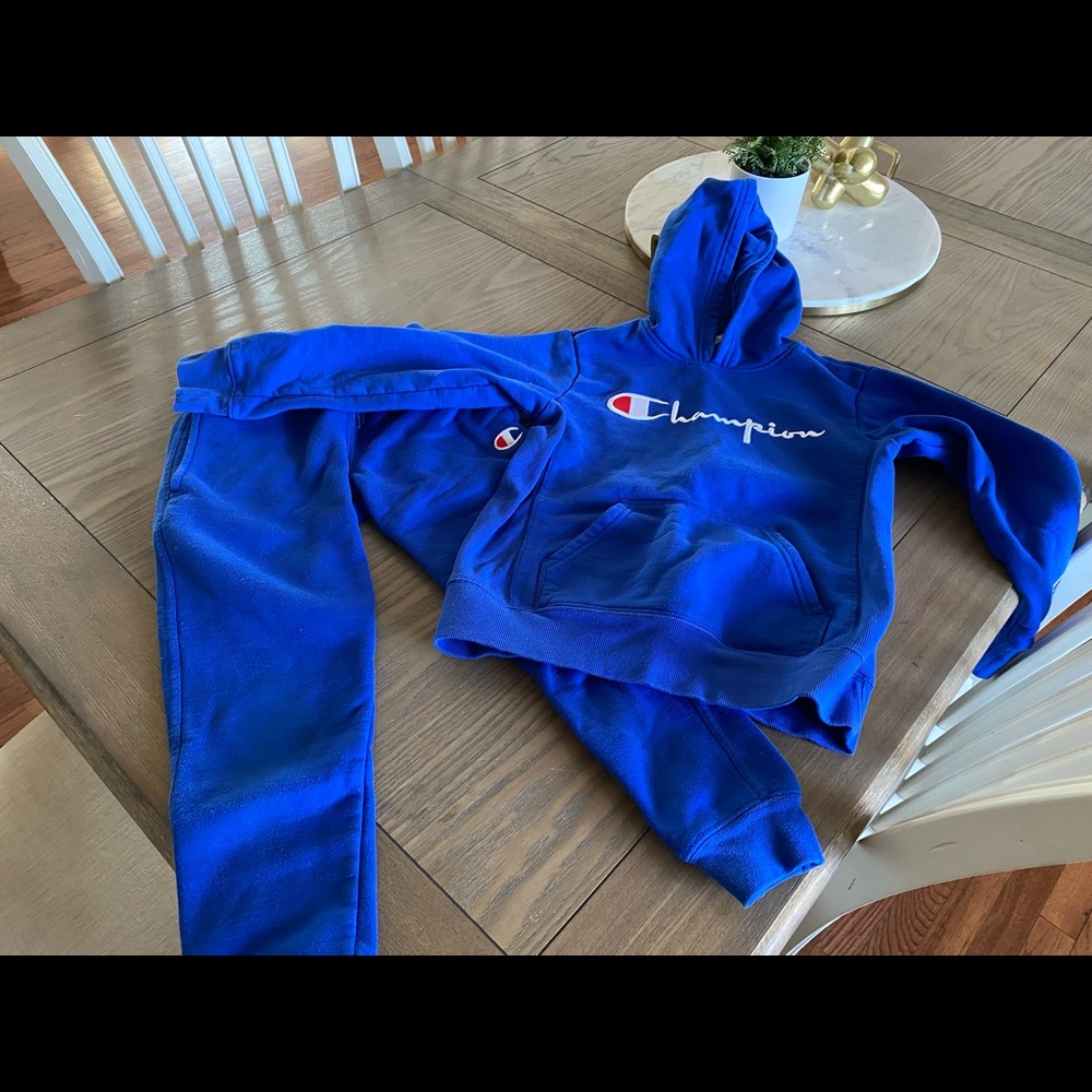 Boys Authentic Champion sweatsuit